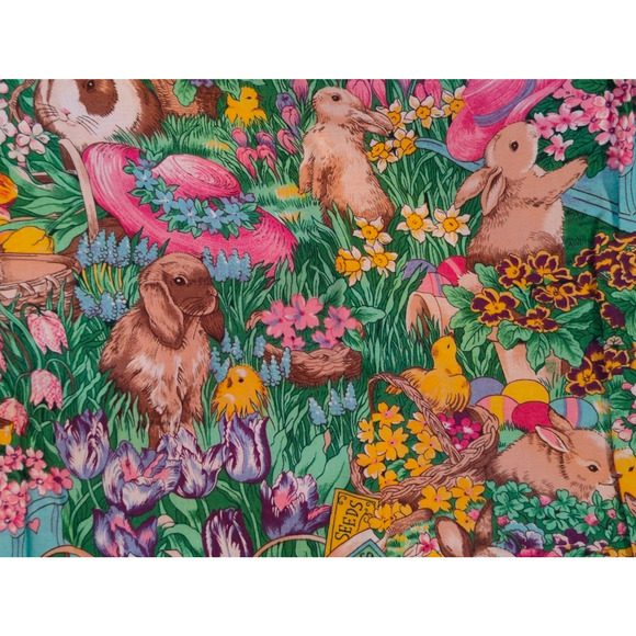 3-3 yard 90's Easter Print Crafting Fabric 9 yards total - Picture 3 of 6